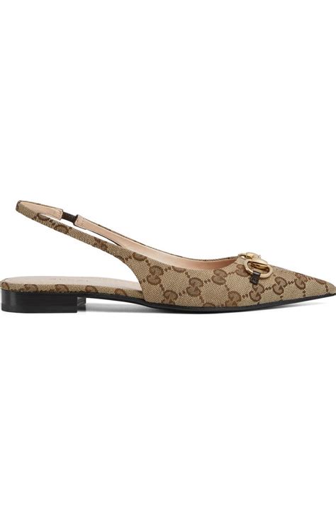 Gucci Erin Pointed Toe Flat (Women) 